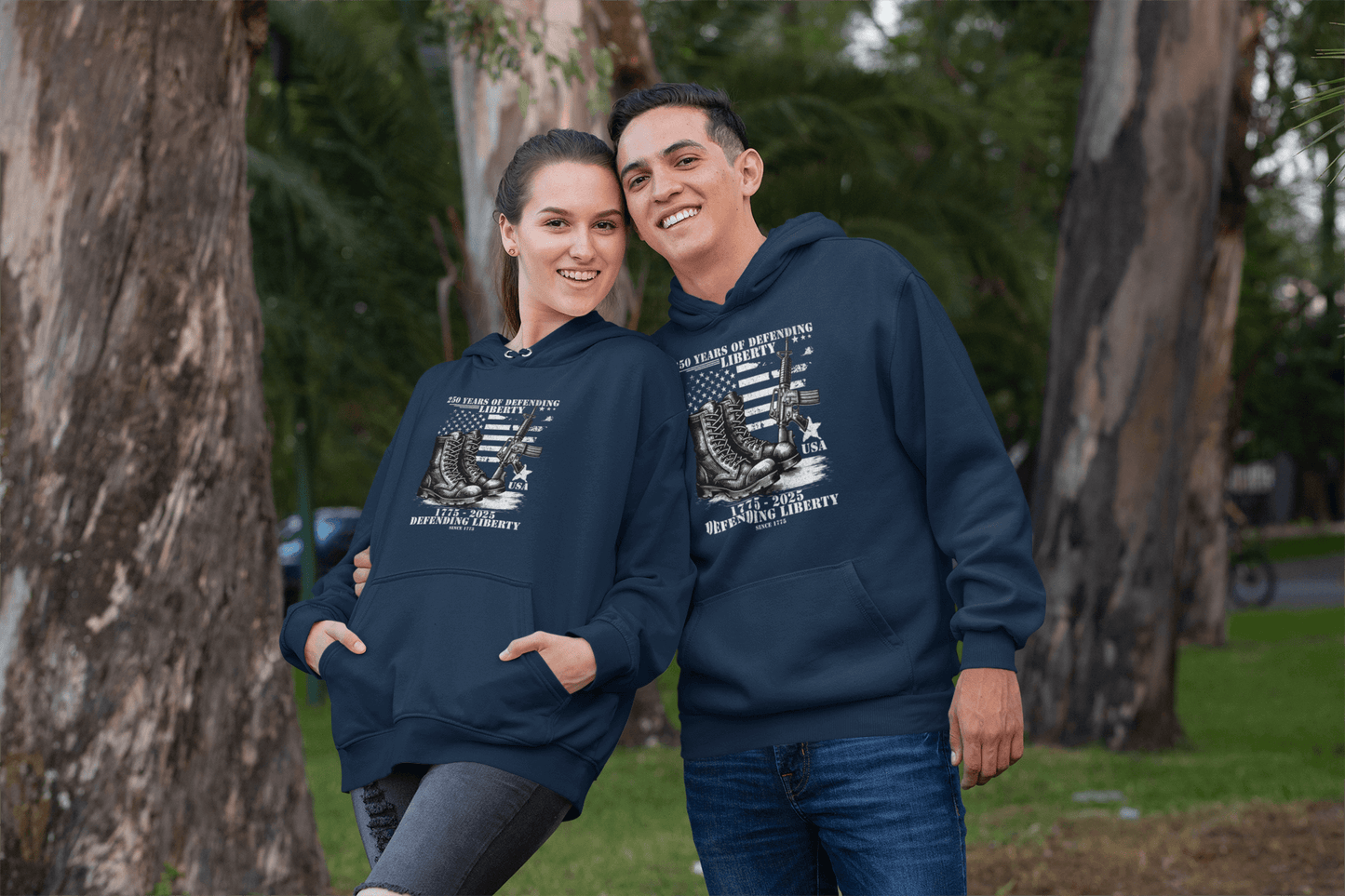250 Years of Defending Liberty – Since 1775 Hoodie