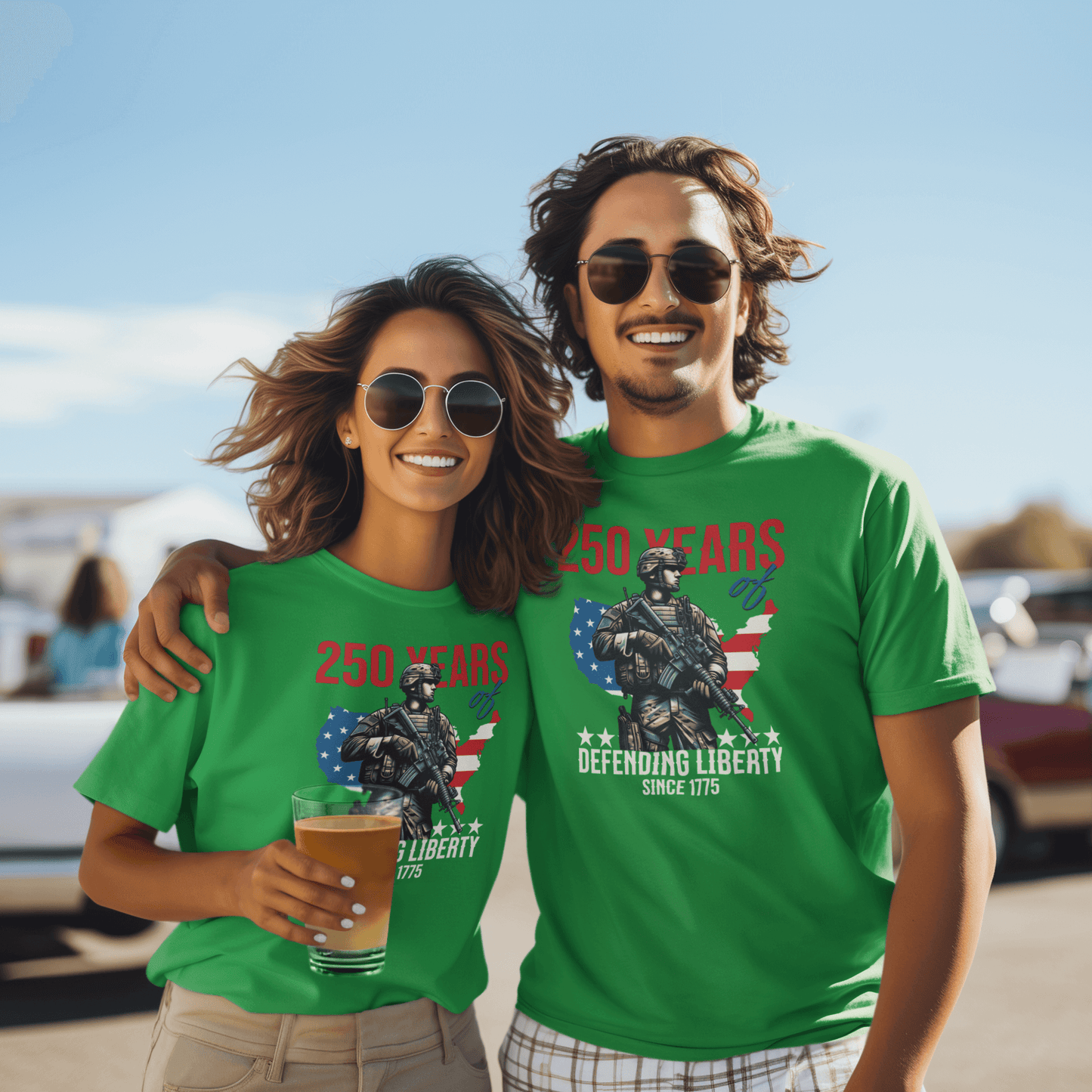 Defending Liberty Since 1775 – America 250 Tee