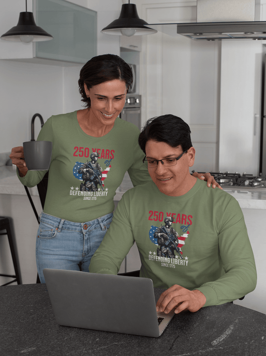 Defending Liberty Since 1775 – America 250 - Long Sleeve