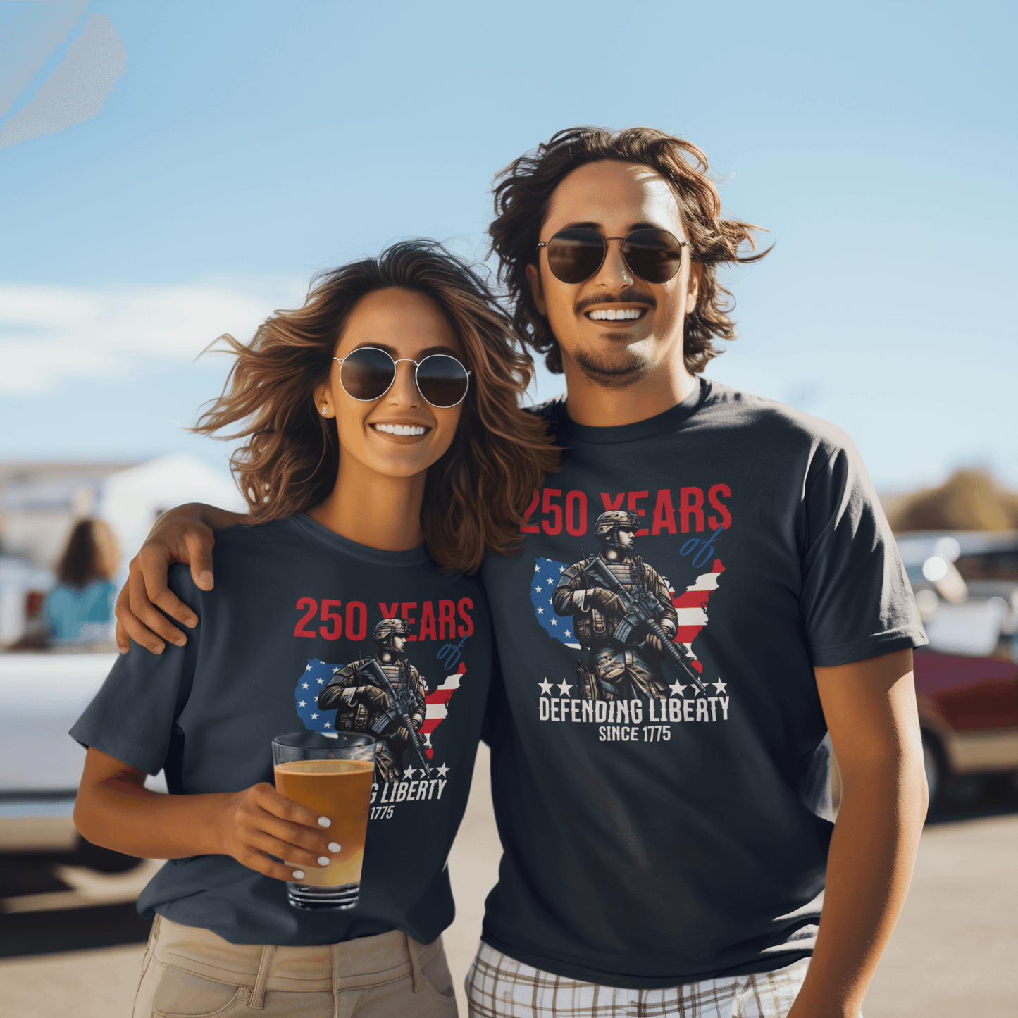 Defending Liberty Since 1775 – America 250 Tee