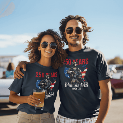 Defending Liberty Since 1775 – America 250 Tee