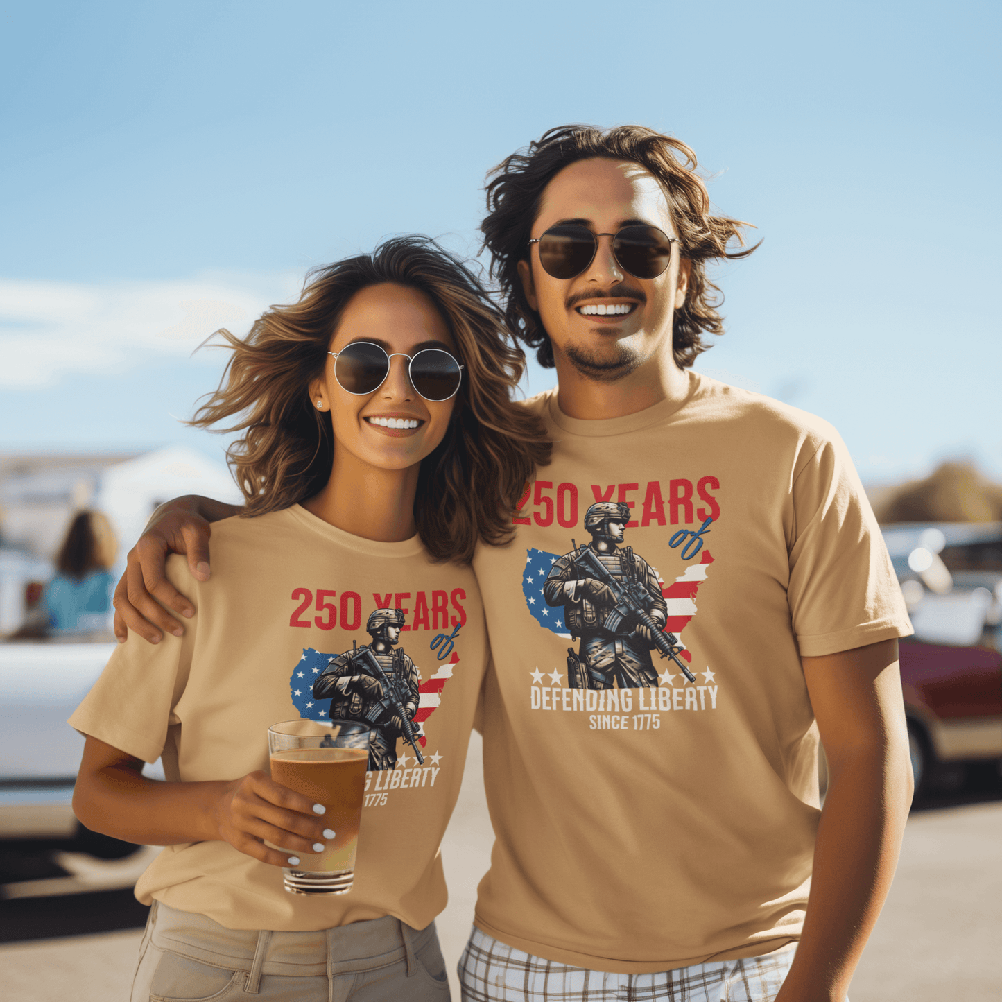 Defending Liberty Since 1775 – America 250 Tee
