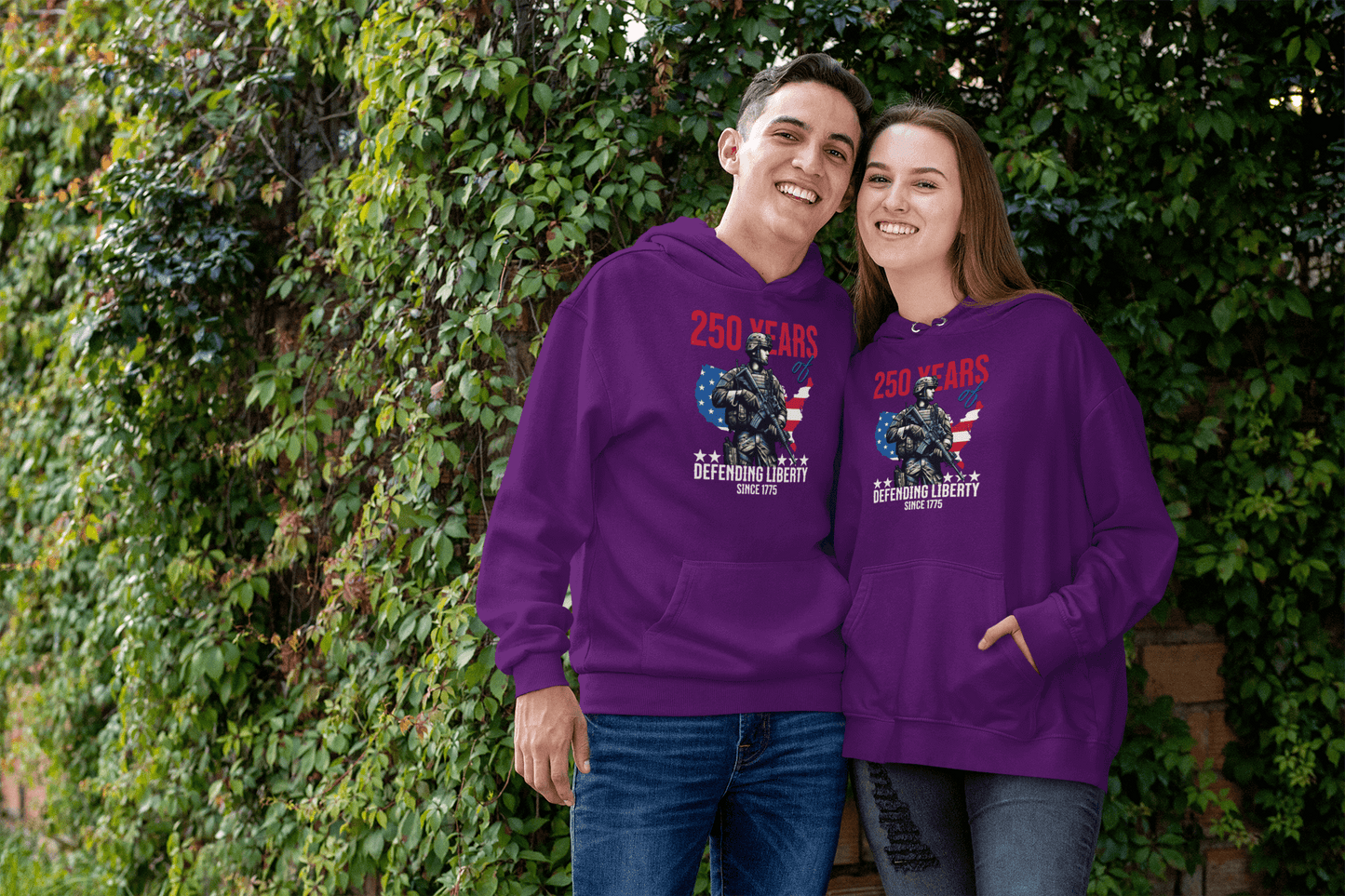 Defending Liberty Since 1775 – America 250 Hoodie