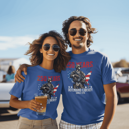 Defending Liberty Since 1775 – America 250 Tee