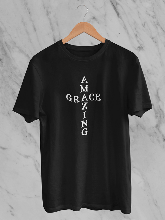 Amazing Grace Cross - Unisex T-Shirt