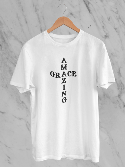 Amazing Grace Cross - Unisex T-Shirt