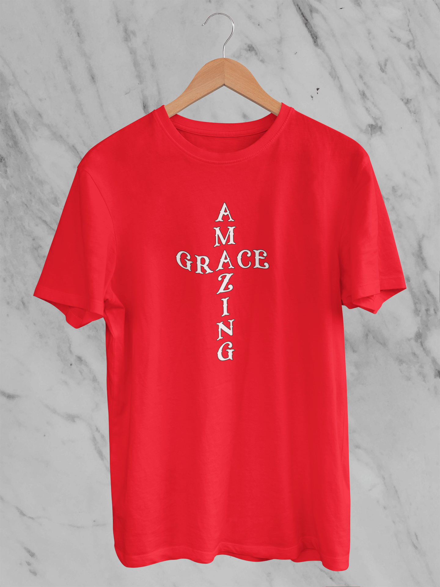 Amazing Grace Cross - Unisex T-Shirt