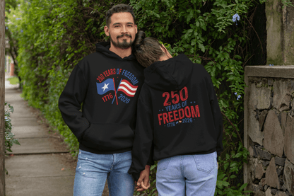 America 250: Flags - 250 Years of Freedom – Hoodie