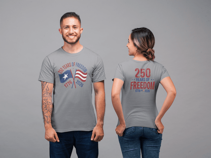 America 250: Flags - 250 Years of Freedom Tee