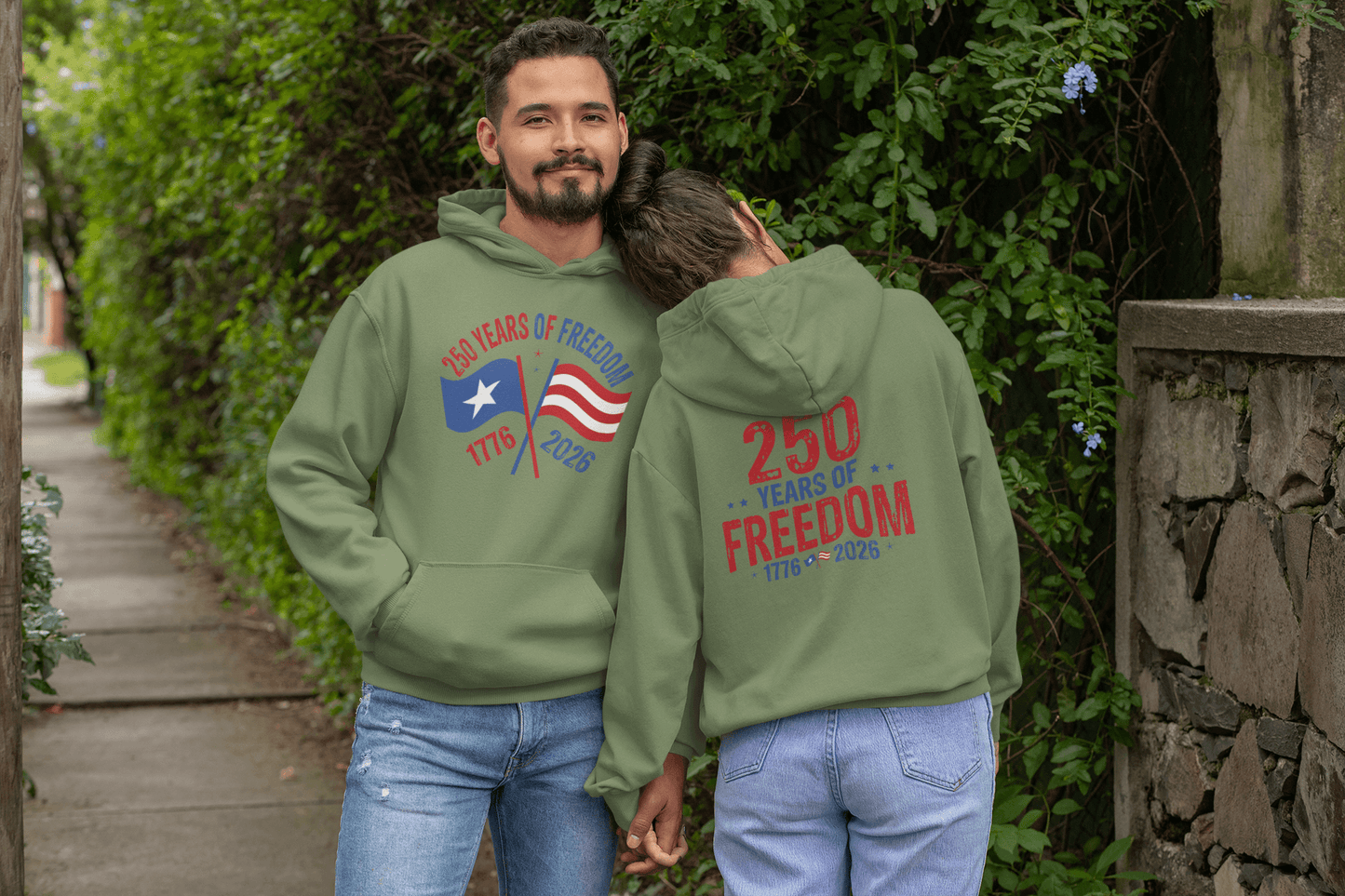 America 250: Flags - 250 Years of Freedom – Hoodie