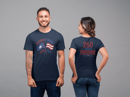 America 250: Flags - 250 Years of Freedom Tee