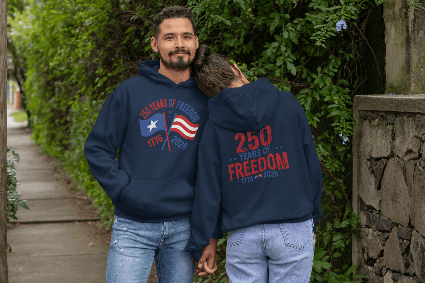 America 250: Flags - 250 Years of Freedom – Hoodie
