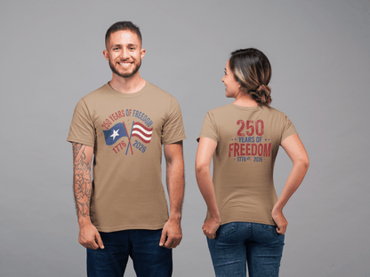 America 250: Flags - 250 Years of Freedom Tee