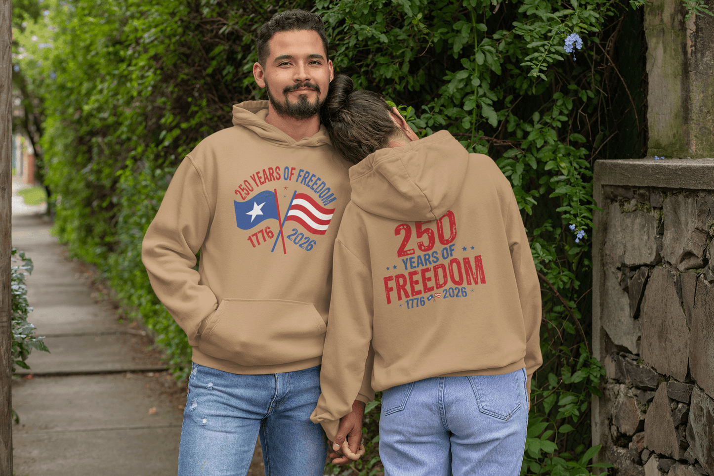 America 250: Flags - 250 Years of Freedom – Hoodie