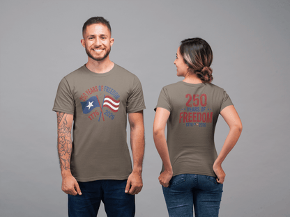 America 250: Flags - 250 Years of Freedom Tee