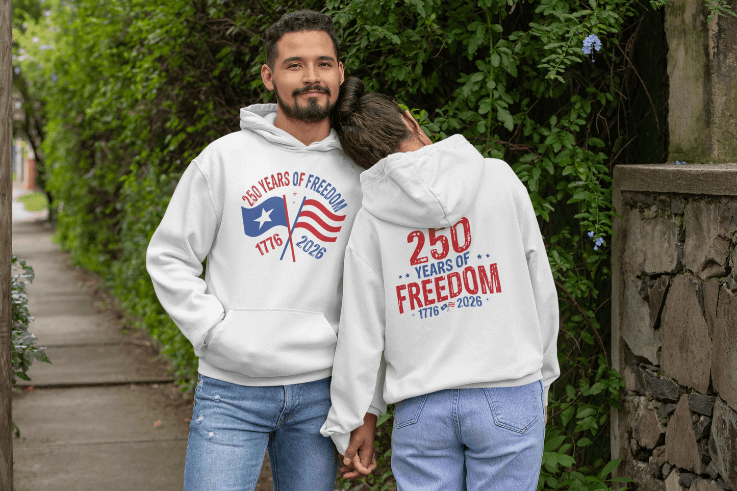 America 250: Flags - 250 Years of Freedom – Hoodie