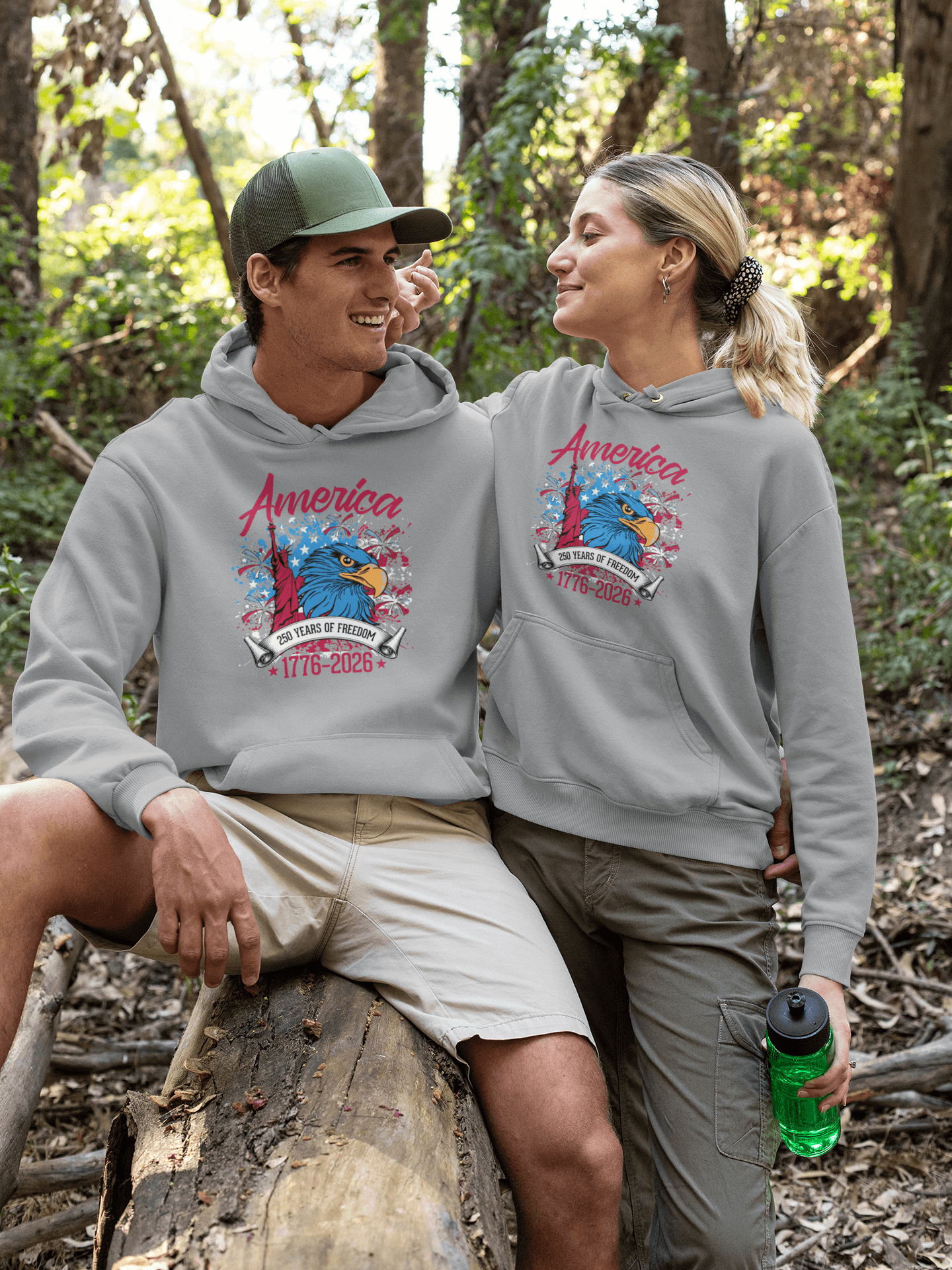 America 250 – 1776–2026 Patriotic Hoodie