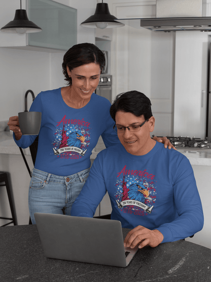 America 250 – 1776–2026 Patriotic Tee - Long Sleeve