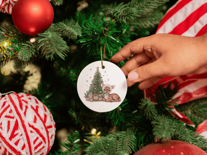 Baby Winter Animals First Christmas Ceramic Ornaments – 9 Adorable Designs