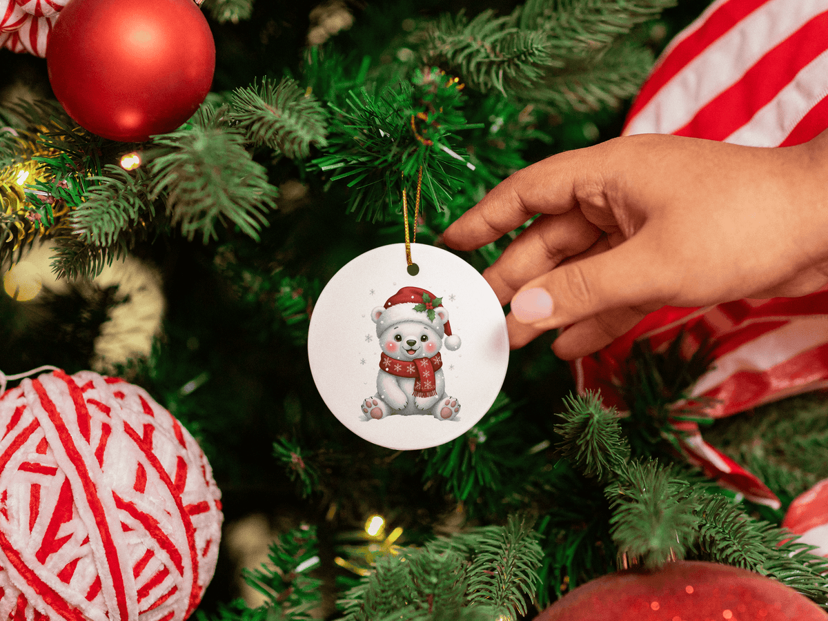 Baby Winter Animals First Christmas Ceramic Ornaments – 9 Adorable Designs