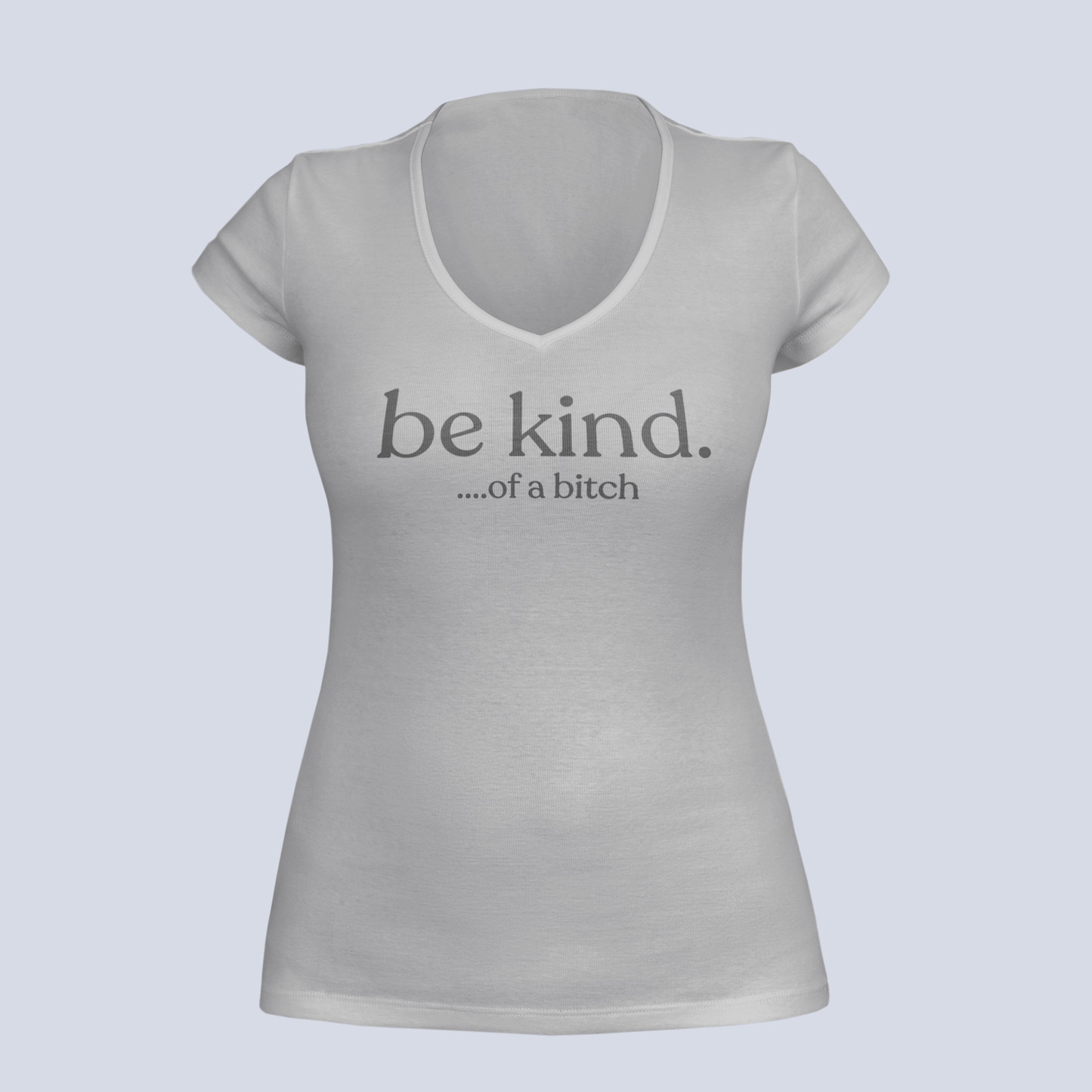 Be Kind...of a Bitch T-Shirt - Ladies V-Neck