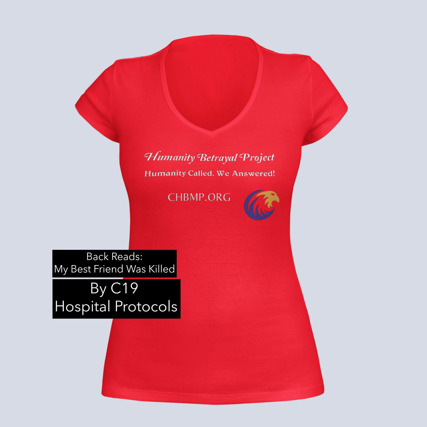 Friend Killed by Protocols - CHBMP - Ladies V-Neck