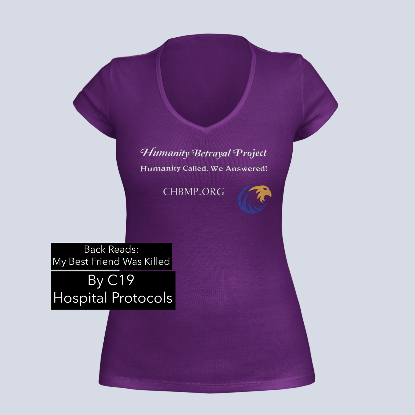 Friend Killed by Protocols - CHBMP - Ladies V-Neck