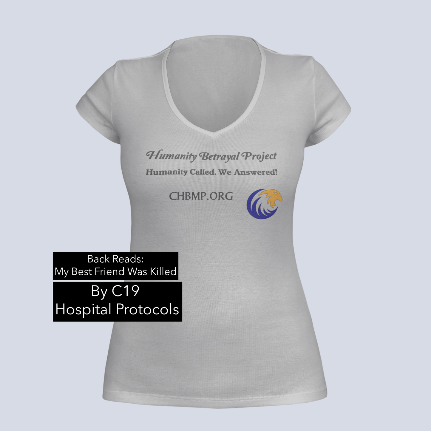 Friend Killed by Protocols - CHBMP - Ladies V-Neck