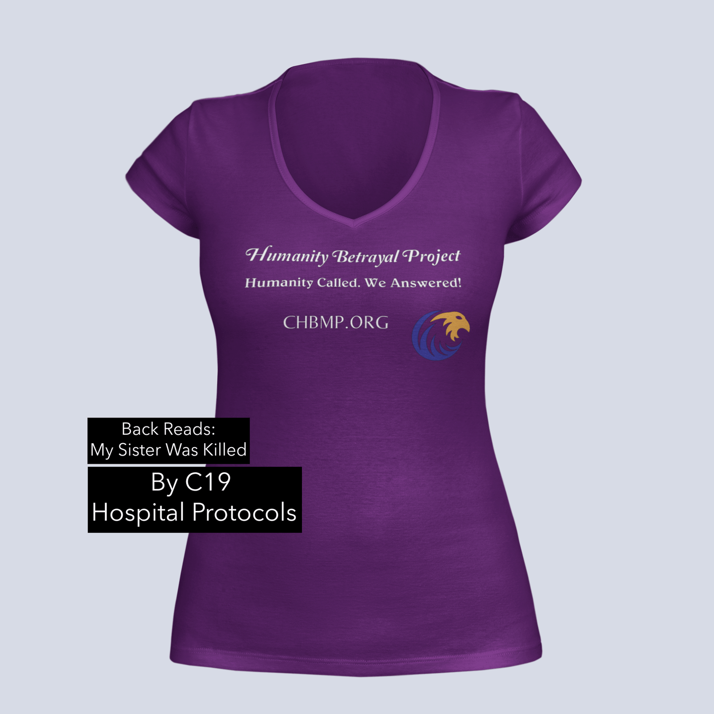 Sister Killed by Protocols - CHBMP - Ladies V-Neck