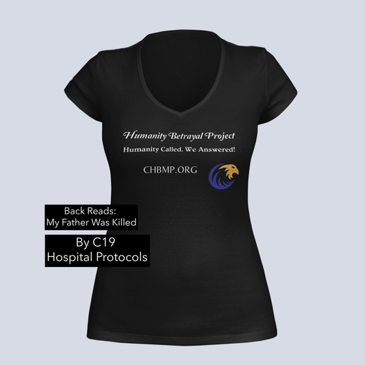 Father Killed by Protocol - CHBMP - Ladies V-Neck