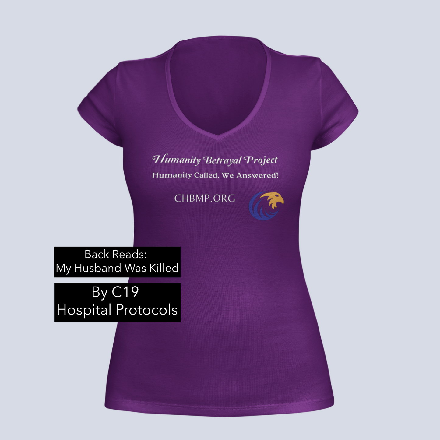 Husband Killed by Protocol - CHBMP - Ladies V-Neck