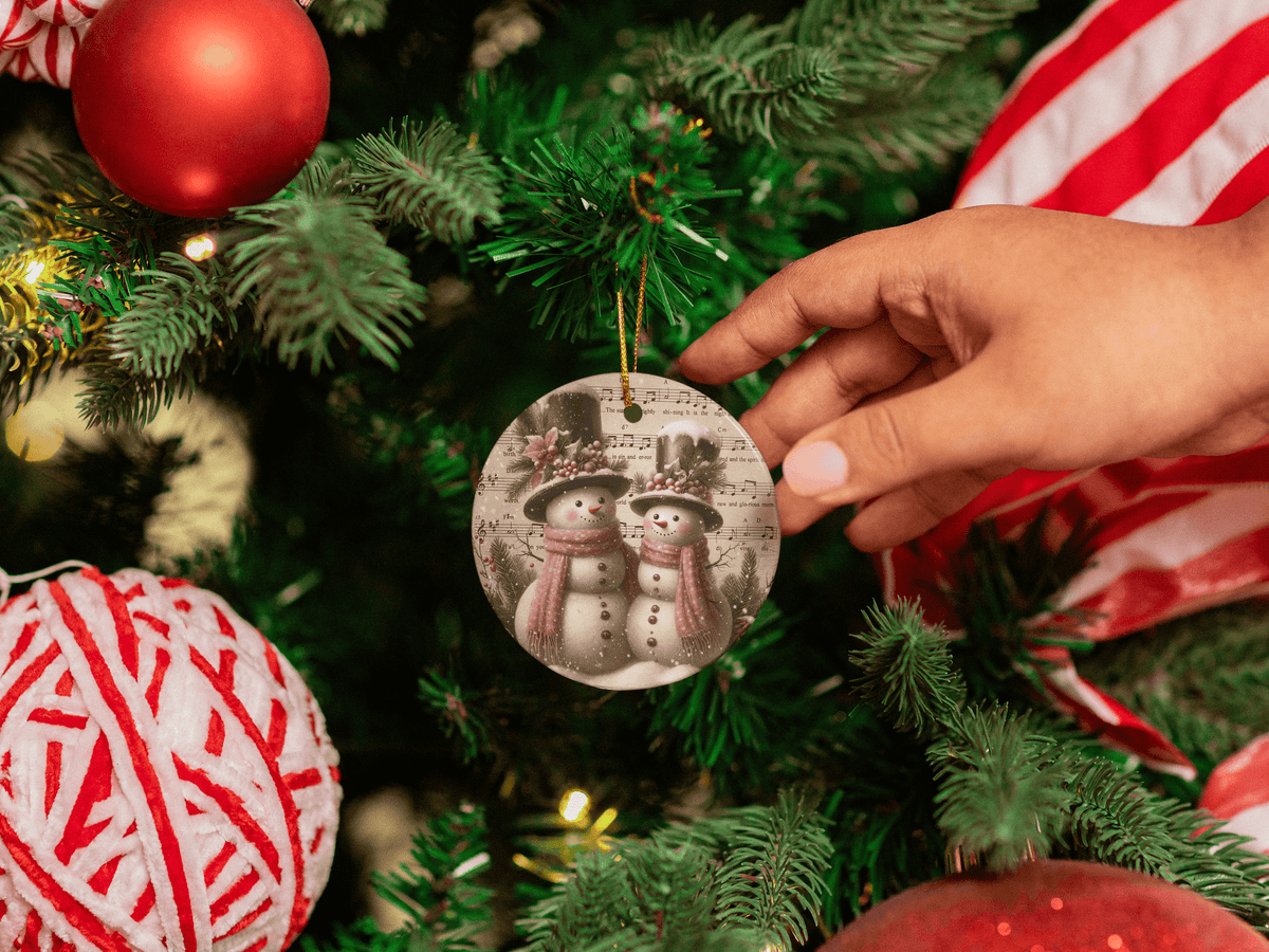 Caroling Snowmen Ornament