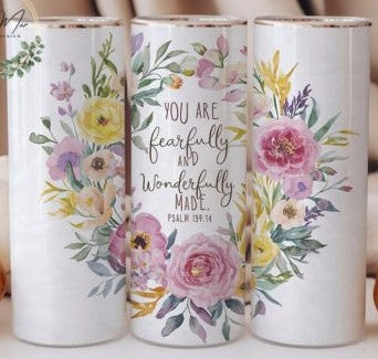 Fearfully & Wonderfully Made Flowers - 20 Oz Tumbler