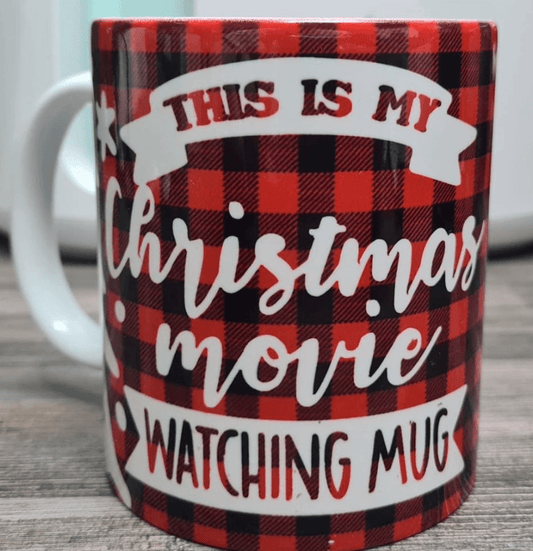 Christmas Movie Watching Mug - 12 Oz