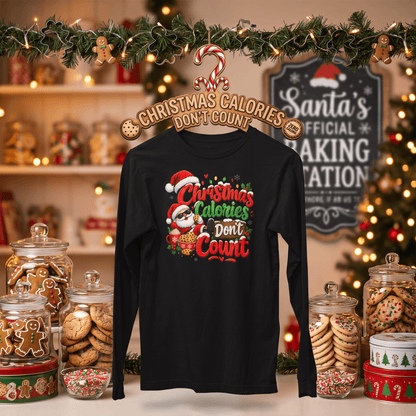 Christmas Calories Don't Count – Long Sleeve T-Shirt