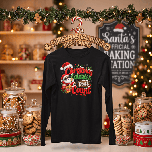 Christmas Calories Don't Count – Long Sleeve T-Shirt