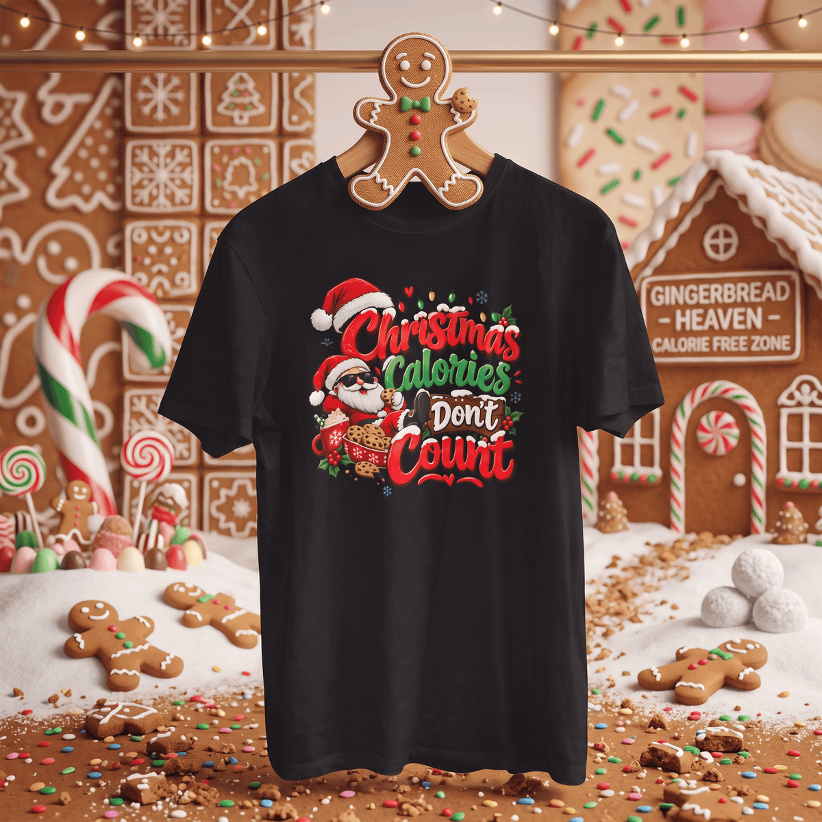 Christmas Calories Don't Count – Holiday T-Shirt