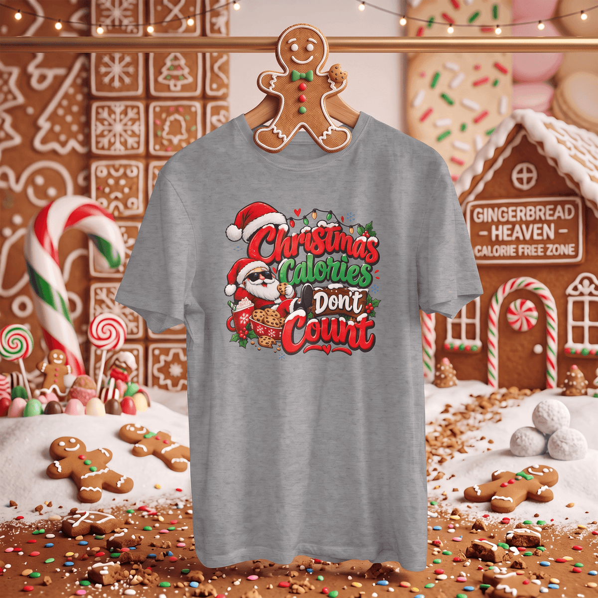 Christmas Calories Don't Count – Holiday T-Shirt