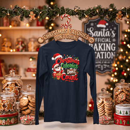 Christmas Calories Don't Count – Long Sleeve T-Shirt