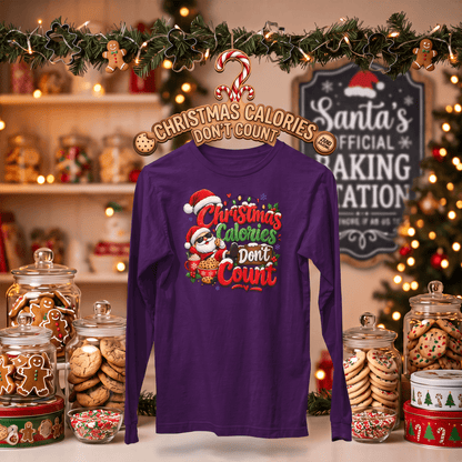 Christmas Calories Don't Count – Long Sleeve T-Shirt
