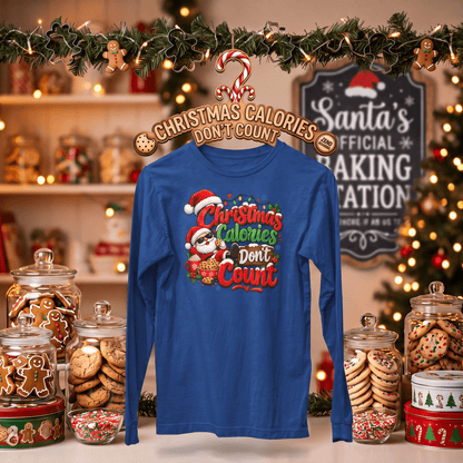 Christmas Calories Don't Count – Long Sleeve T-Shirt
