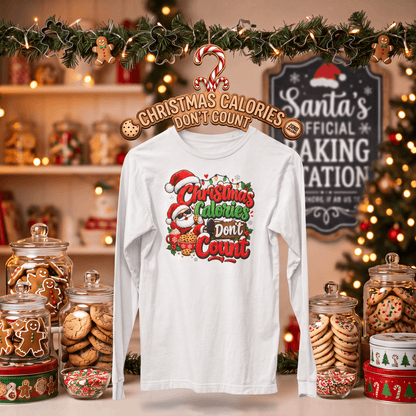 Christmas Calories Don't Count – Long Sleeve T-Shirt