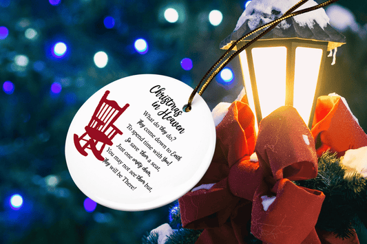 Christmas in Heaven Memorial Ornament