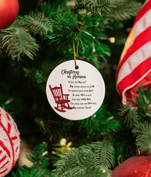 Christmas in Heaven Memorial Ornament