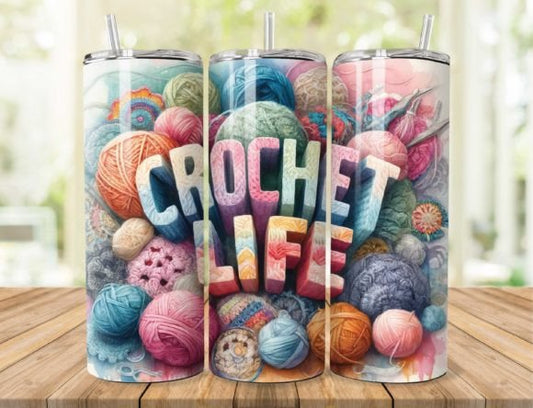 Crochet Life  - 20 Oz Tumbler