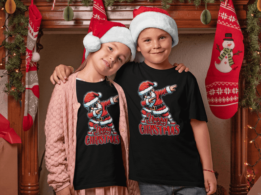 Dabbing Santa - Kids T-Shirts