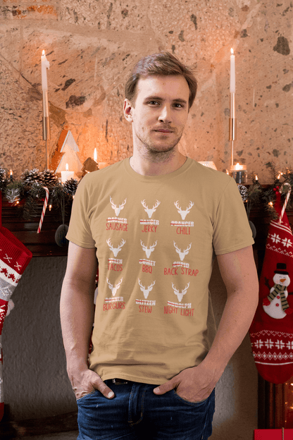 Reindeer Menu - Unisex T-Shirt