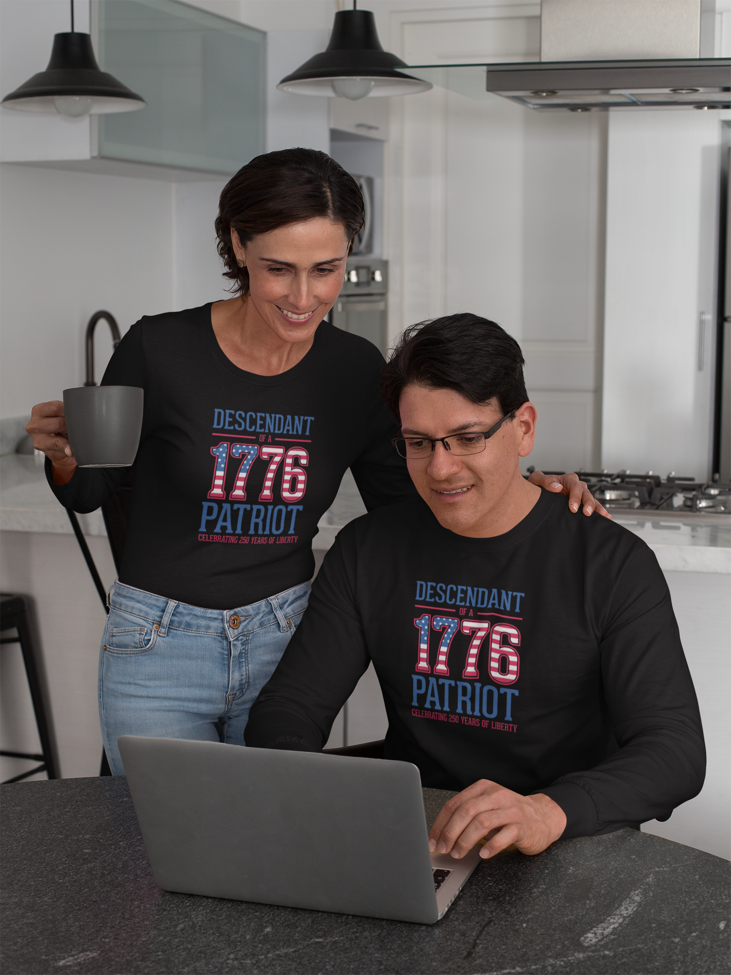 Descendant of 1776: Legacy of Liberty Tee  - Long Sleeve