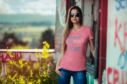 Descendant of 1776: Legacy of Liberty - Ladies V-Neck