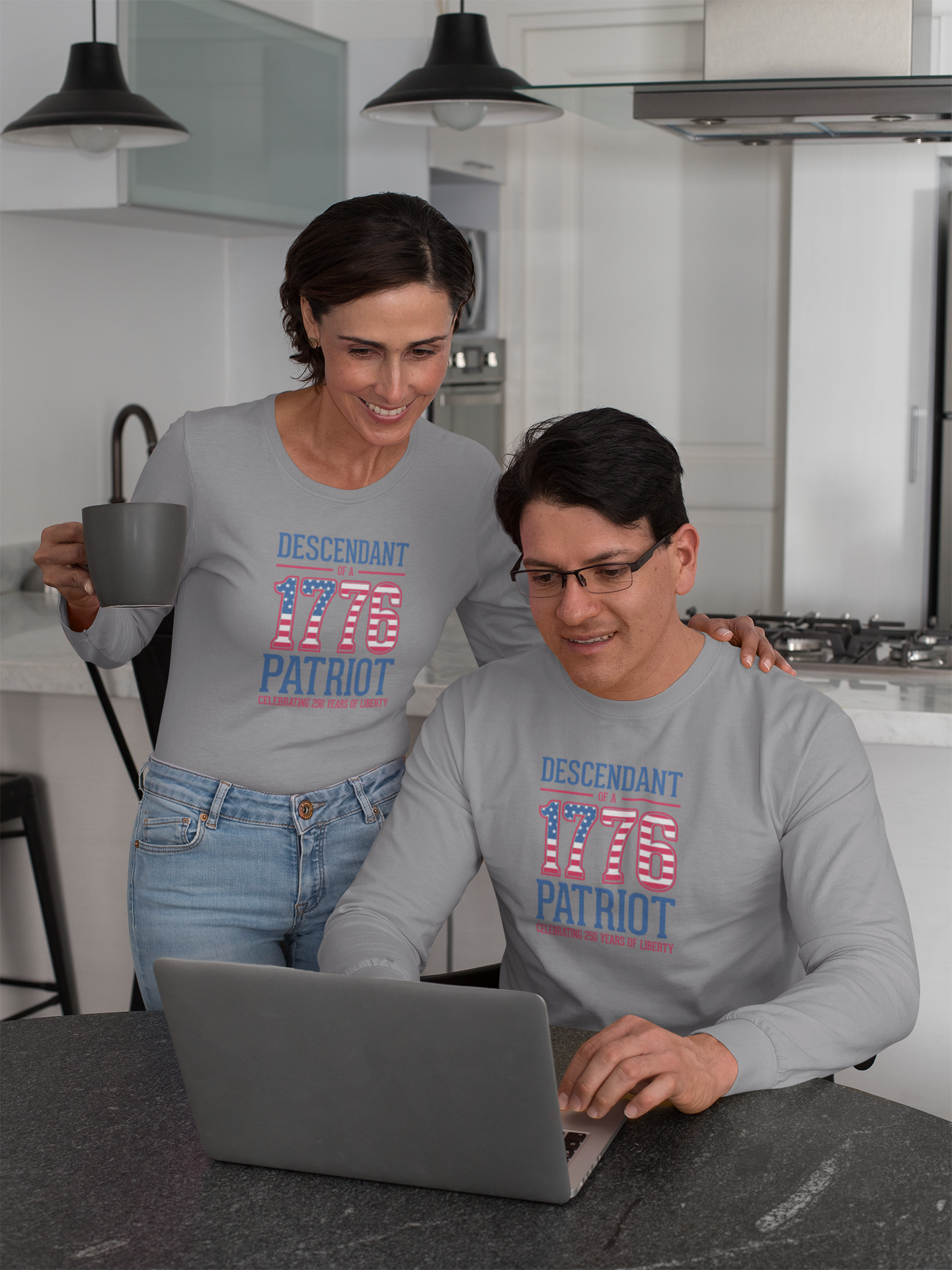 Descendant of 1776: Legacy of Liberty Tee  - Long Sleeve